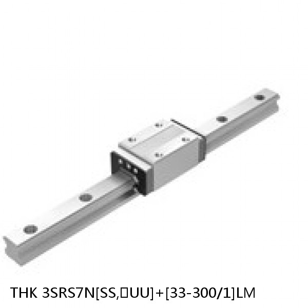 3SRS7N[SS,​UU]+[33-300/1]LM THK Miniature Linear Guide Caged Ball SRS Series