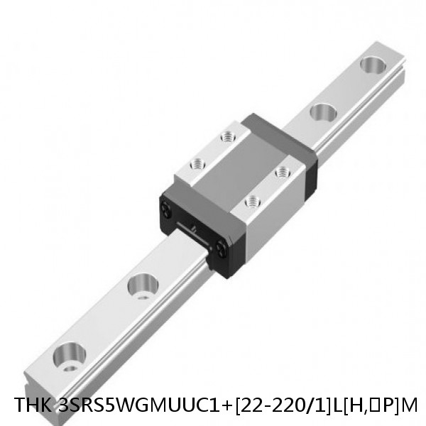 3SRS5WGMUUC1+[22-220/1]L[H,​P]M THK Miniature Linear Guide Full Ball SRS-G Accuracy and Preload Selectable