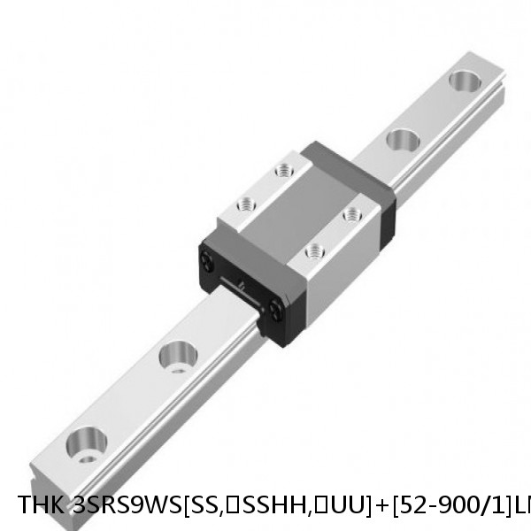 3SRS9WS[SS,​SSHH,​UU]+[52-900/1]LM THK Miniature Linear Guide Caged Ball SRS Series