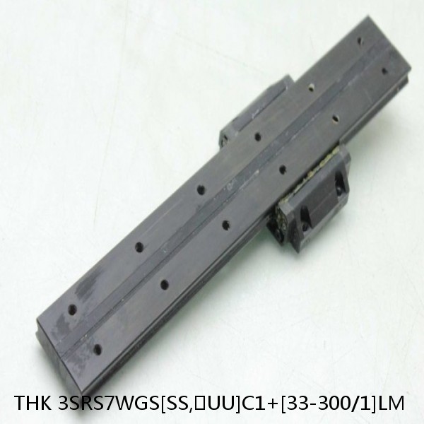 3SRS7WGS[SS,​UU]C1+[33-300/1]LM THK Miniature Linear Guide Full Ball SRS-G Accuracy and Preload Selectable