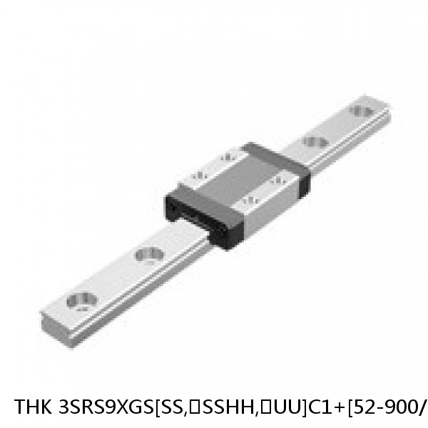 3SRS9XGS[SS,​SSHH,​UU]C1+[52-900/1]LM THK Miniature Linear Guide Full Ball SRS-G Accuracy and Preload Selectable