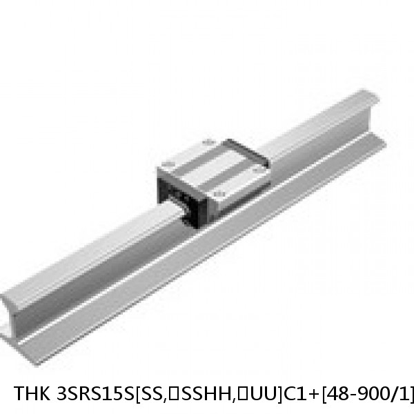 3SRS15S[SS,​SSHH,​UU]C1+[48-900/1]LM THK Miniature Linear Guide Caged Ball SRS Series