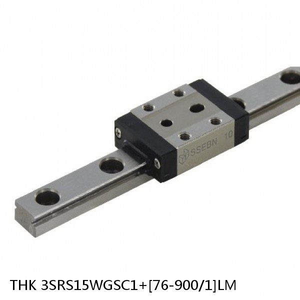 3SRS15WGSC1+[76-900/1]LM THK Miniature Linear Guide Full Ball SRS-G Accuracy and Preload Selectable