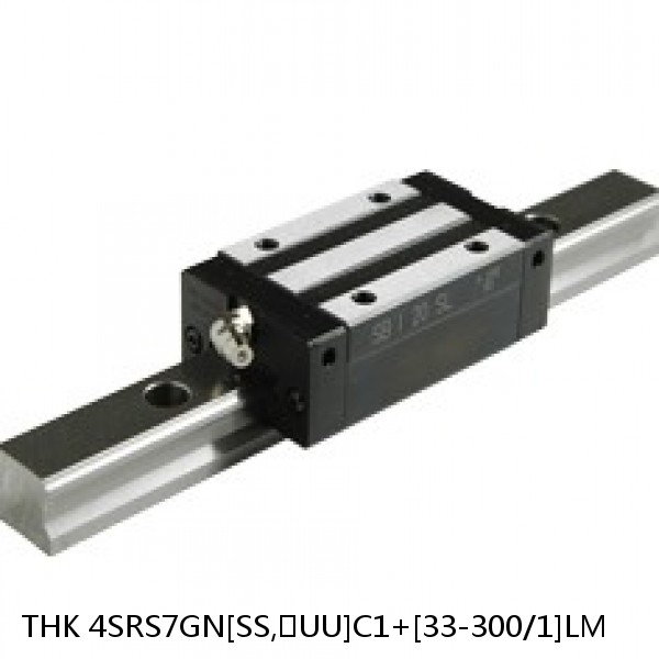 4SRS7GN[SS,​UU]C1+[33-300/1]LM THK Miniature Linear Guide Full Ball SRS-G Accuracy and Preload Selectable