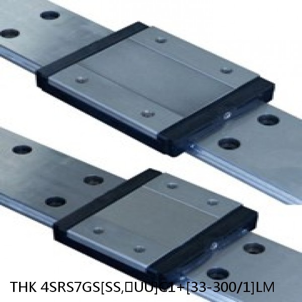 4SRS7GS[SS,​UU]C1+[33-300/1]LM THK Miniature Linear Guide Full Ball SRS-G Accuracy and Preload Selectable