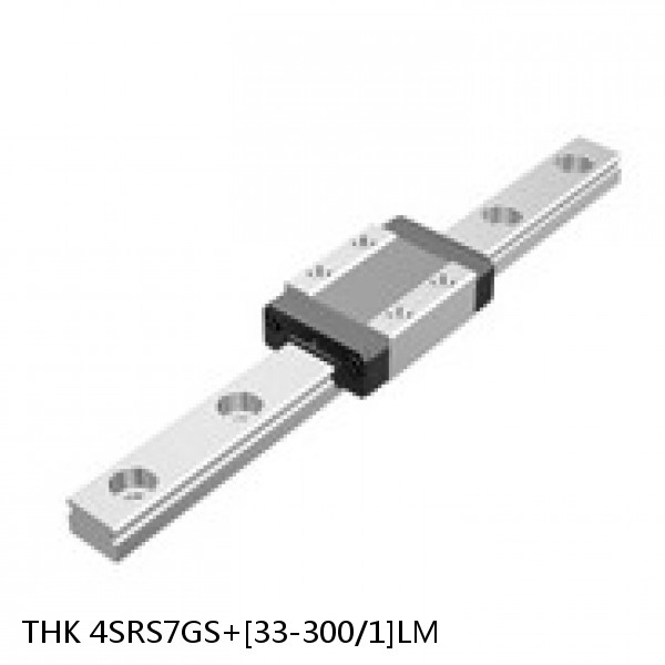 4SRS7GS+[33-300/1]LM THK Miniature Linear Guide Full Ball SRS-G Accuracy and Preload Selectable
