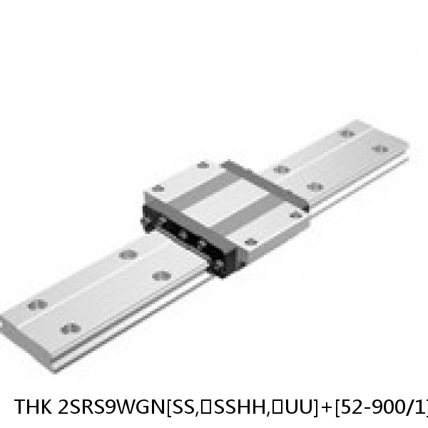 2SRS9WGN[SS,​SSHH,​UU]+[52-900/1]L[H,​P]M THK Miniature Linear Guide Full Ball SRS-G Accuracy and Preload Selectable