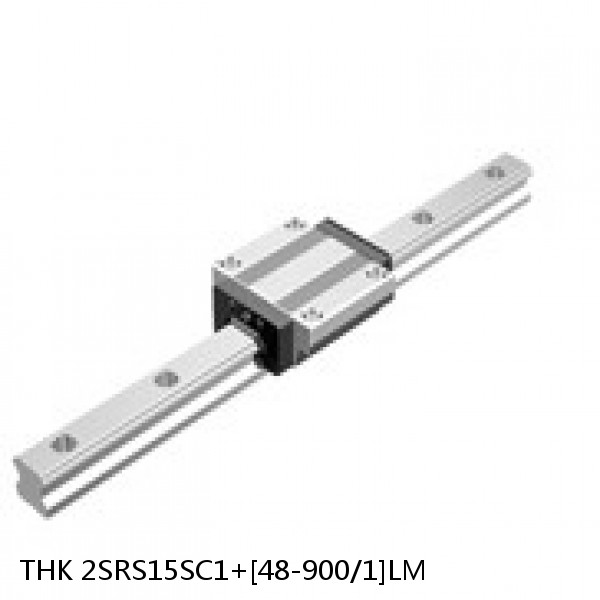 2SRS15SC1+[48-900/1]LM THK Miniature Linear Guide Caged Ball SRS Series
