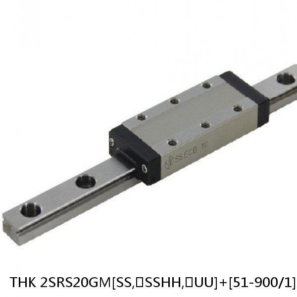 2SRS20GM[SS,​SSHH,​UU]+[51-900/1]LM THK Miniature Linear Guide Full Ball SRS-G Accuracy and Preload Selectable