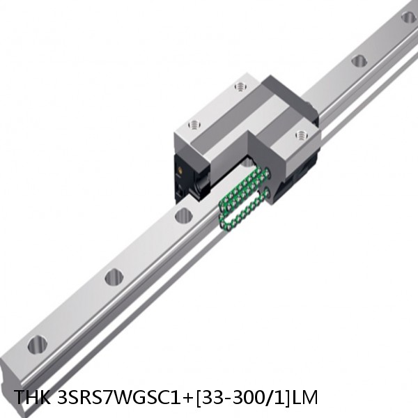 3SRS7WGSC1+[33-300/1]LM THK Miniature Linear Guide Full Ball SRS-G Accuracy and Preload Selectable