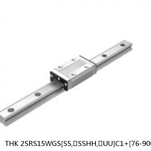 2SRS15WGS[SS,​SSHH,​UU]C1+[76-900/1]L[H,​P]M THK Miniature Linear Guide Full Ball SRS-G Accuracy and Preload Selectable