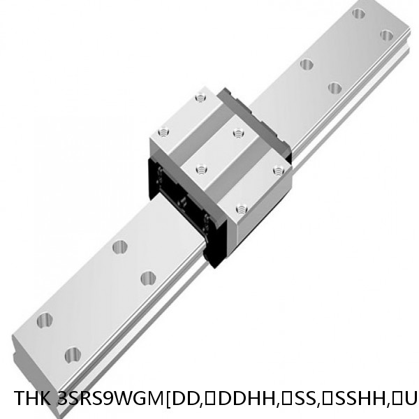 3SRS9WGM[DD,​DDHH,​SS,​SSHH,​UU]+[40-1000/1]L[H,​P]M THK Miniature Linear Guide Full Ball SRS-G Accuracy and Preload Selectable