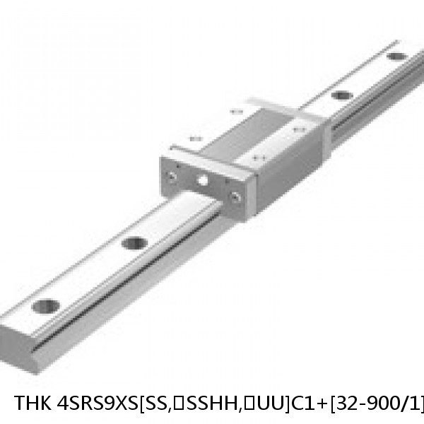 4SRS9XS[SS,​SSHH,​UU]C1+[32-900/1]LM THK Miniature Linear Guide Caged Ball SRS Series